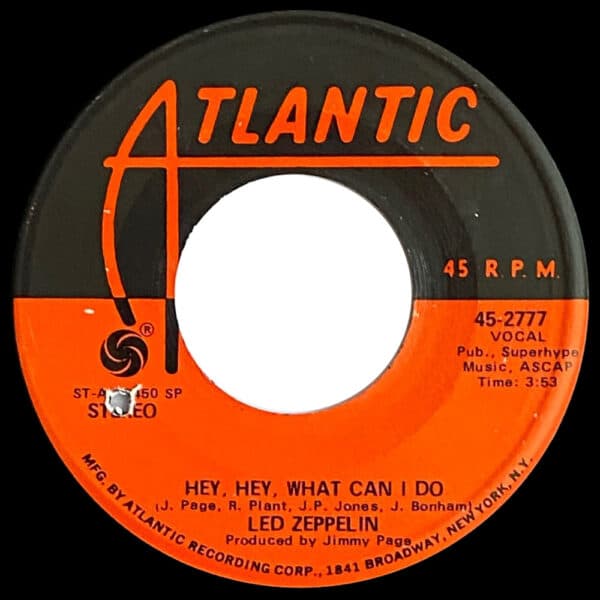 Single <br>USA (45-2777) <br>Immigrant Song / Hey, Hey, What Can I Do (#01) - Image 3