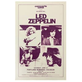 Concert Advertisement <br>1972.06.17 <br>Portland, OR (Handbill)