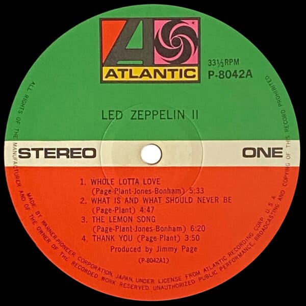 LP <br>Led Zeppelin II <br>Japan (P–8042A) #7 - Image 4
