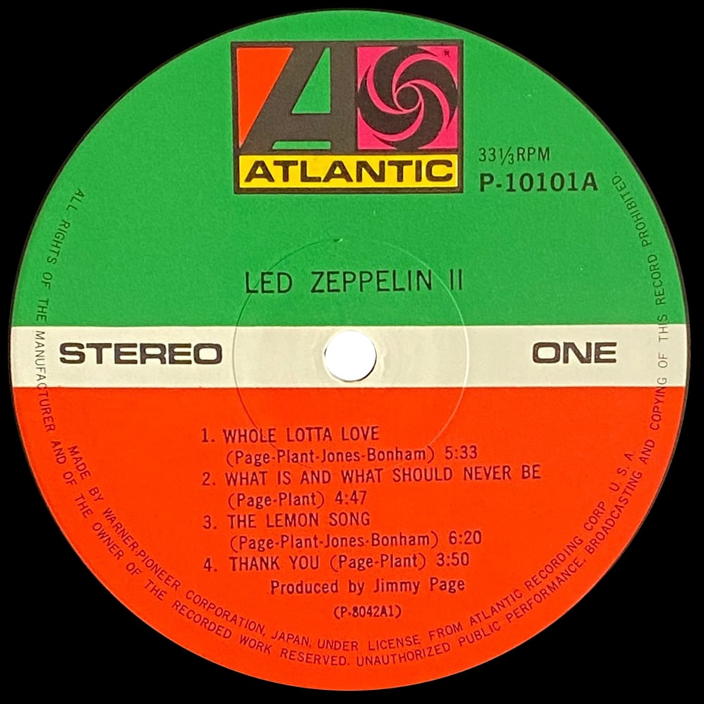 LP <br>Led Zeppelin II <br>Japan (P-10101A) #1 - Image 3