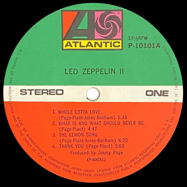 LP <br>Led Zeppelin II <br>Japan (P-10101A) #2 - Image 4