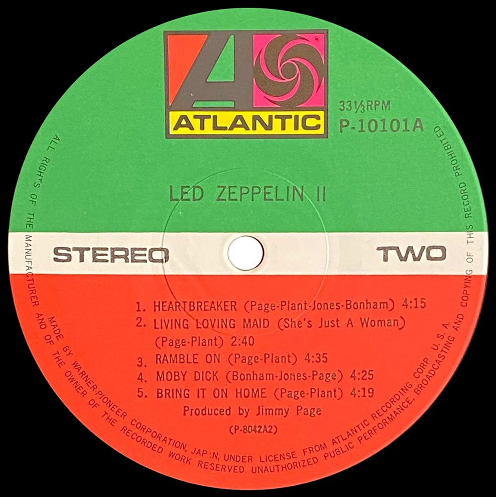 Lp Led Zeppelin Ii Japan P 10101a 3 Zepfan