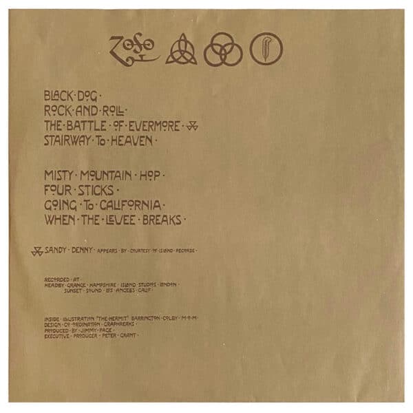LP <br>Led Zeppelin IV <br>Japan (P-8166A) #3 - Image 6