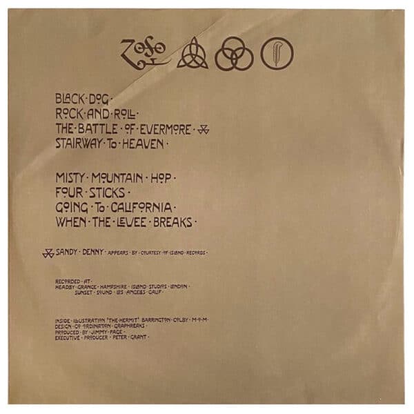 LP <br>Led Zeppelin IV <br>Japan (P-8166A) #4 - Image 6
