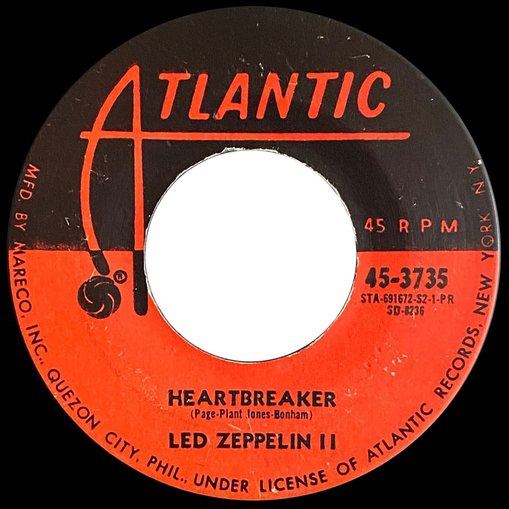 Single <br>Philippines (45-3735) <br>Heartbreaker / Ramble On (#2)