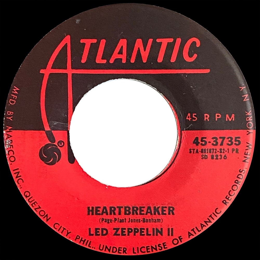 Single <br>Philippines (45-3735) <br>Heartbreaker / Ramble On (#3)