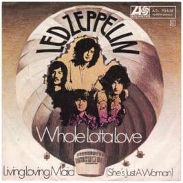 Single <br>Austria (ATL. 70.409) <br>Whole Lotta Love / Living Loving Maid (#2)