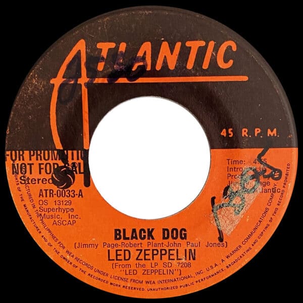 Single <br>Philippines (ATR-0033) <br>Black Dog / Misty Mountain Hop (Promo) - Image 2