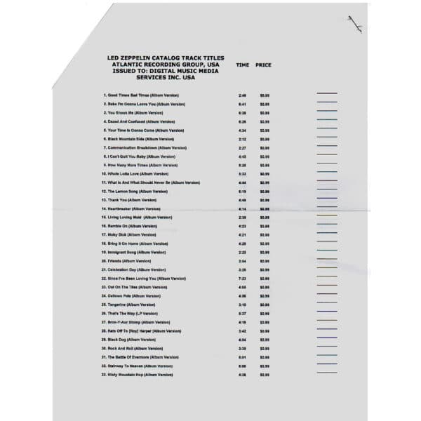The Complete Music Catalog <br>Zune Network, Service Disc (2007) - Image 3