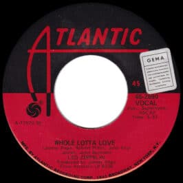 Single <br>Germany (45-2690) <br>Whole Lotta Love / Living Loving Maid