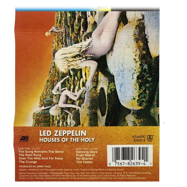Cassette <br>Houses of the Holy <br>Canada (82639-4) - Image 2