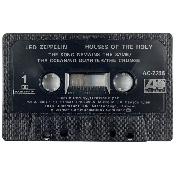 Cassette <br>Houses of the Holy <br>Canada (AC-7255) - Image 3