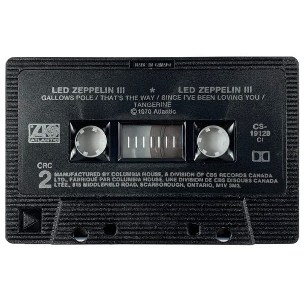 Cassette <br>Led Zeppelin III <br>Canada (CS-19128) - Image 4