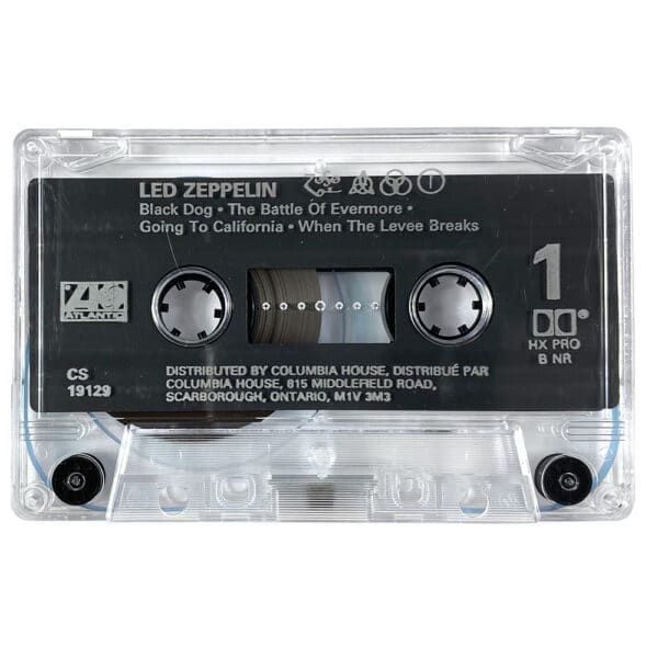 Cassette <br>Led Zeppelin IV <br>Canada (CS-19129) - Image 3