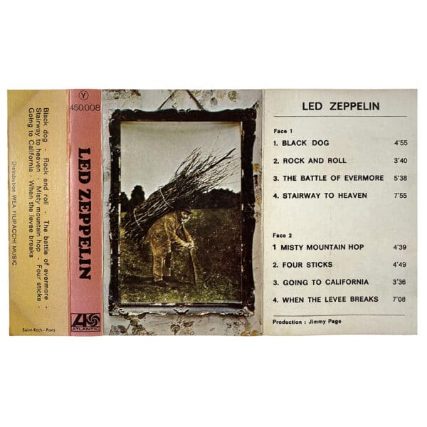 Cassette <br>Led Zeppelin IV <br>France (K 450 008) - Image 2