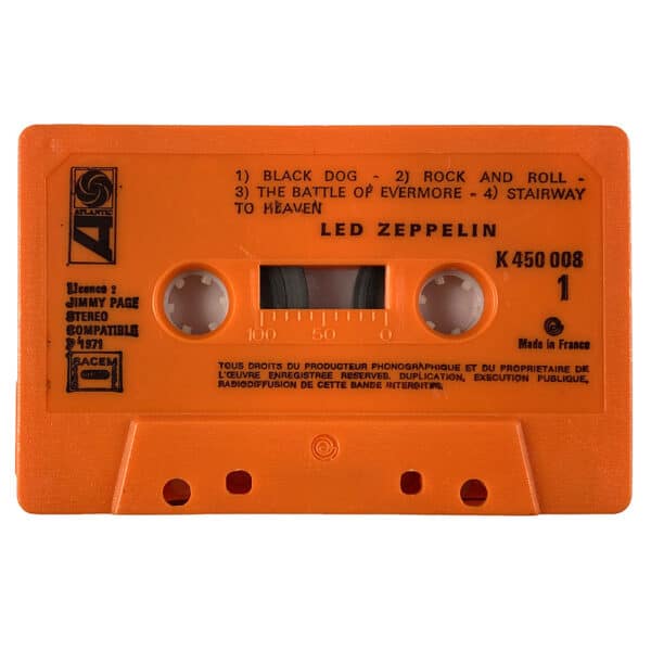 Cassette <br>Led Zeppelin IV <br>France (K 450 008) - Image 3