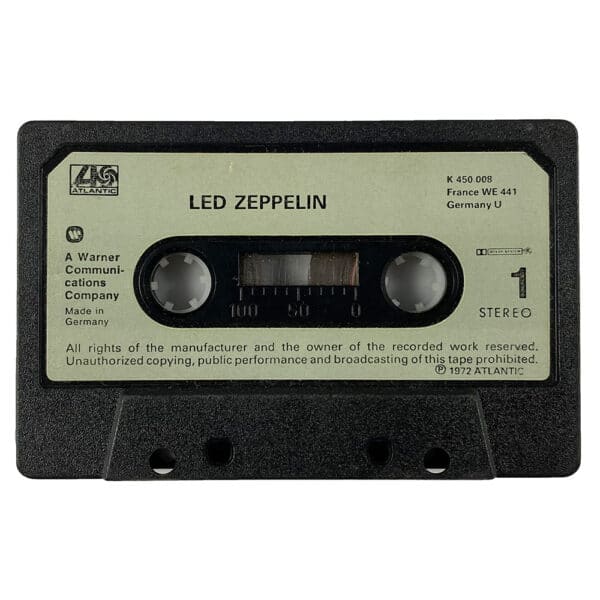 Cassette <br>Led Zeppelin IV <br>Germany (K 450 008) #1 - Image 3