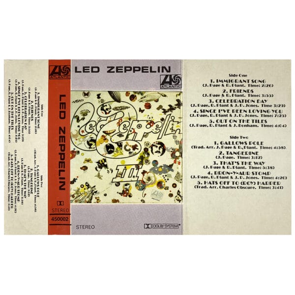 Cassette <br>Led Zeppelin III <br>Greece (450002) - Image 2