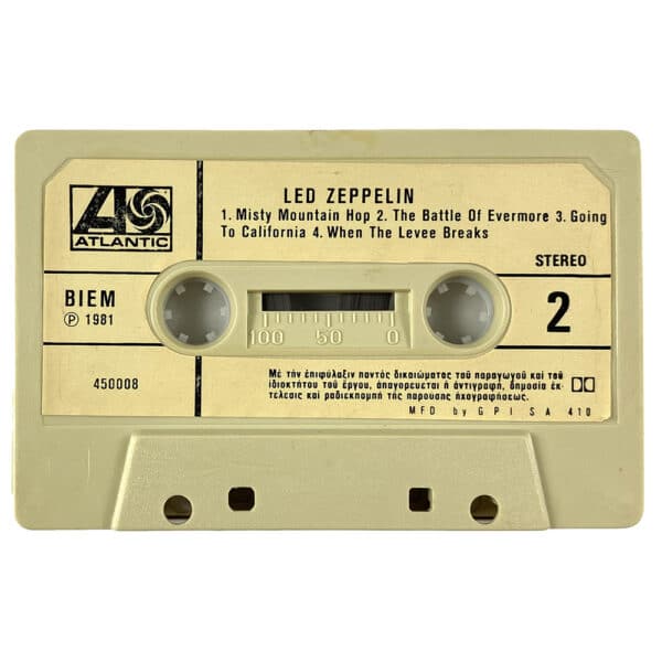 Cassette <br>Led Zeppelin IV <br>Greece (450008) - Image 5