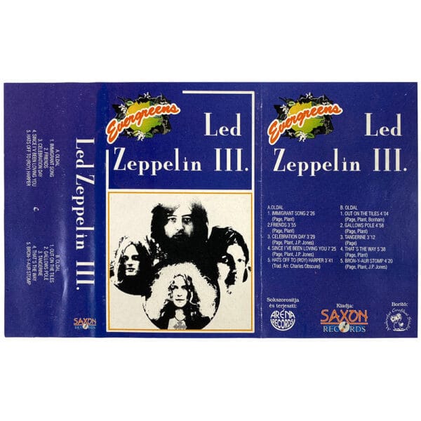 Cassette <br>Led Zeppelin III <br>Hungary (n/a) - Image 2