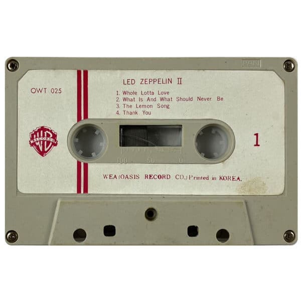 Cassette <br>Led Zeppelin II <br>South Korea (OWT 025) - Image 5