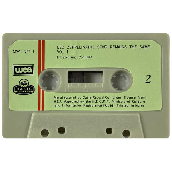 Cassette <br>The Song Remains The Same <br>South Korea (OWT 271-1) - Image 5