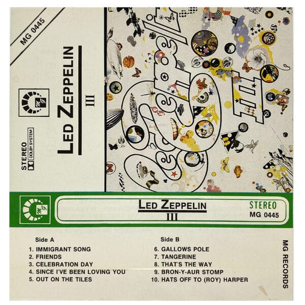 Cassette <br>Led Zeppelin III <br>Poland (MG 0445) - Image 2