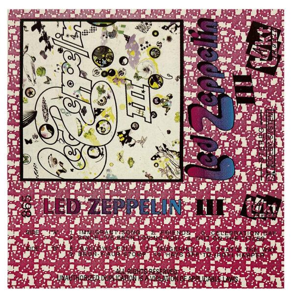 Cassette <br>Led Zeppelin III <br>Poland (TAKT-865) #2 - Image 2