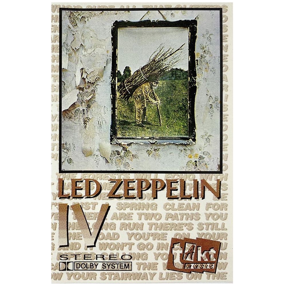 Cassette <br>Led Zeppelin IV <br>Poland (1858)