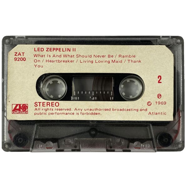 Cassette <br>Led Zeppelin II <br>South Africa (ZAT 9200) - Image 4