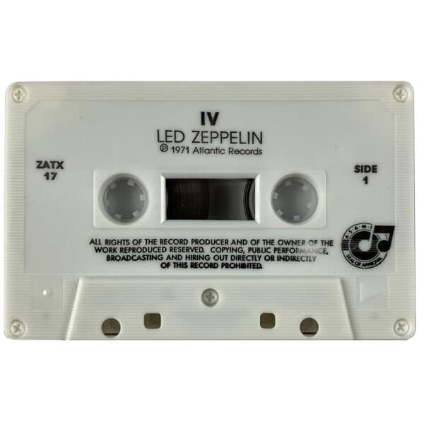 Cassette <br>Led Zeppelin IV <br>South Africa (ZATX17) - Image 3