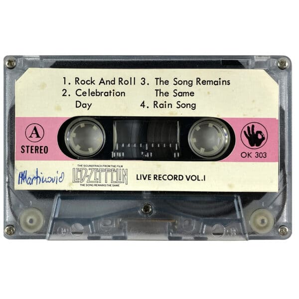 Cassette <br>The Song Remains The Same <br>Singapore (OK 303) - Image 3