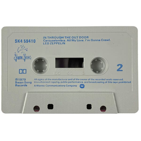 Cassette <br>In Through The Out Door <br>UK (SK 459410) #2 - Image 5