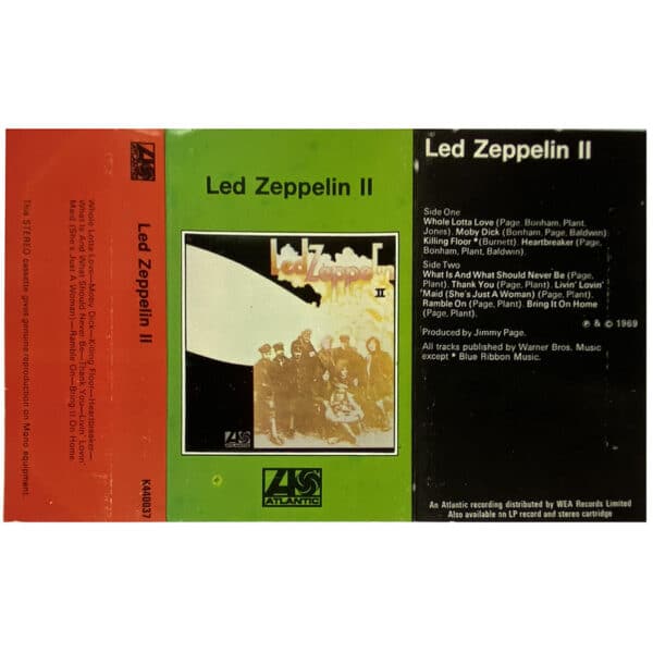 Cassette <br>Led Zeppelin II <br>UK (K440037) #2 - Image 2