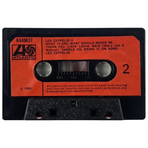 Cassette <br>Led Zeppelin II <br>UK (K440037) #2 - Image 5