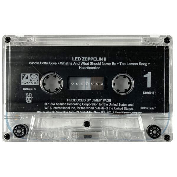 Cassette <br>Led Zeppelin II <br>USA (82633-4) - Image 4