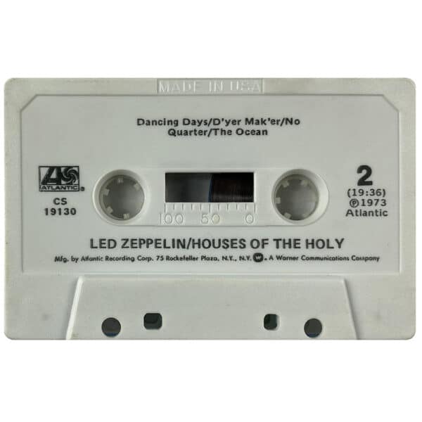 Cassette <br>Houses of the Holy <br>USA (CS 19130) #2 - Image 4