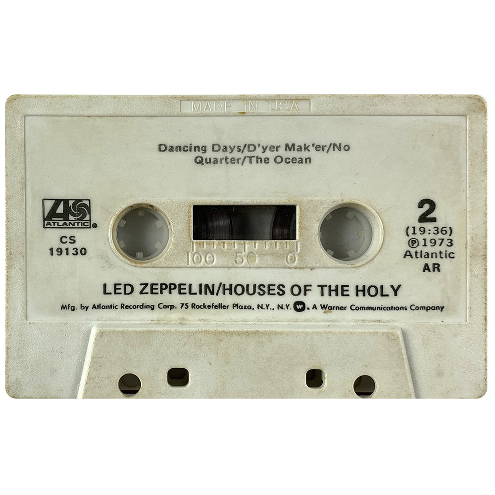 Cassette <br>Houses of the Holy <br>USA (CS 19130) #1 - Image 4