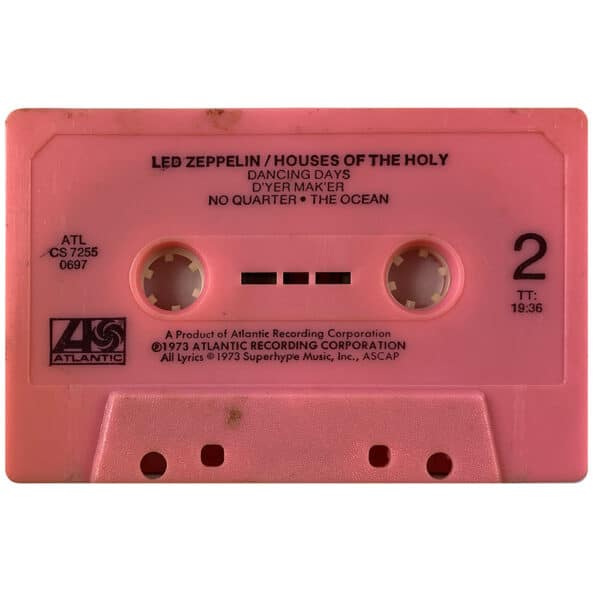 Cassette <br>Houses of the Holy <br>USA (CS-7255) #1 - Image 5