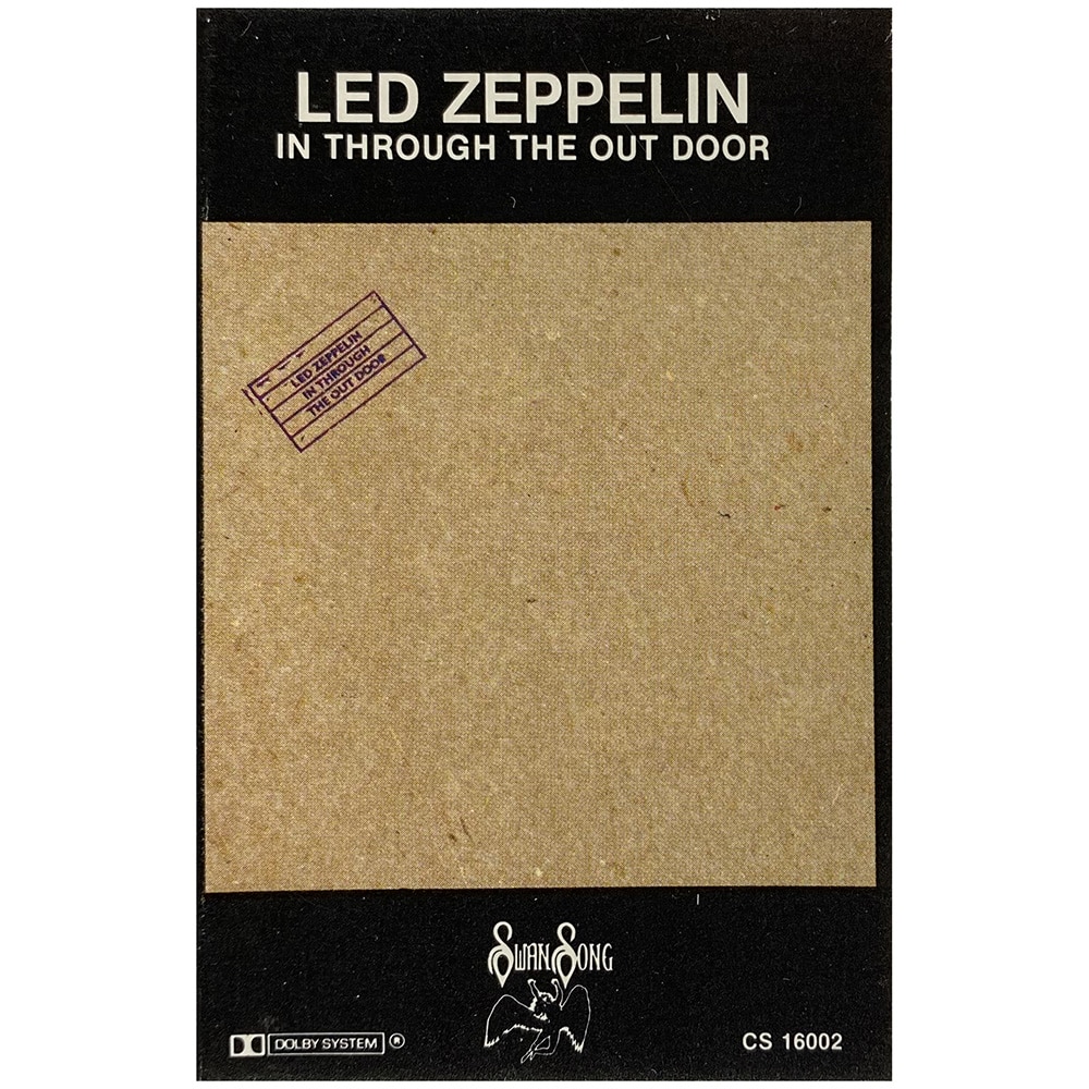 Cassette <br>In Through The Out Door <br>USA (CS 16002) #1
