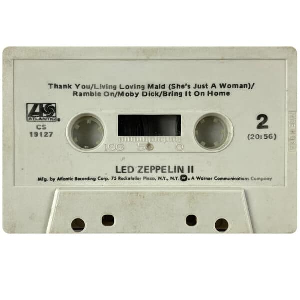 Cassette <br>Led Zeppelin II <br>USA (CS 19127) #1 - Image 4