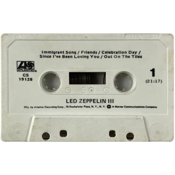 Cassette <br>Led Zeppelin III <br>USA (CS 19128) #1 - Image 3