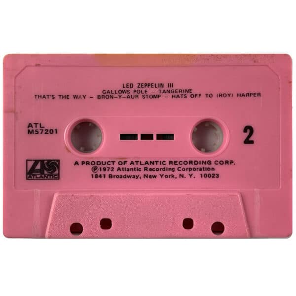 Cassette <br>Led Zeppelin III <br>USA (CS 7201) - Image 5