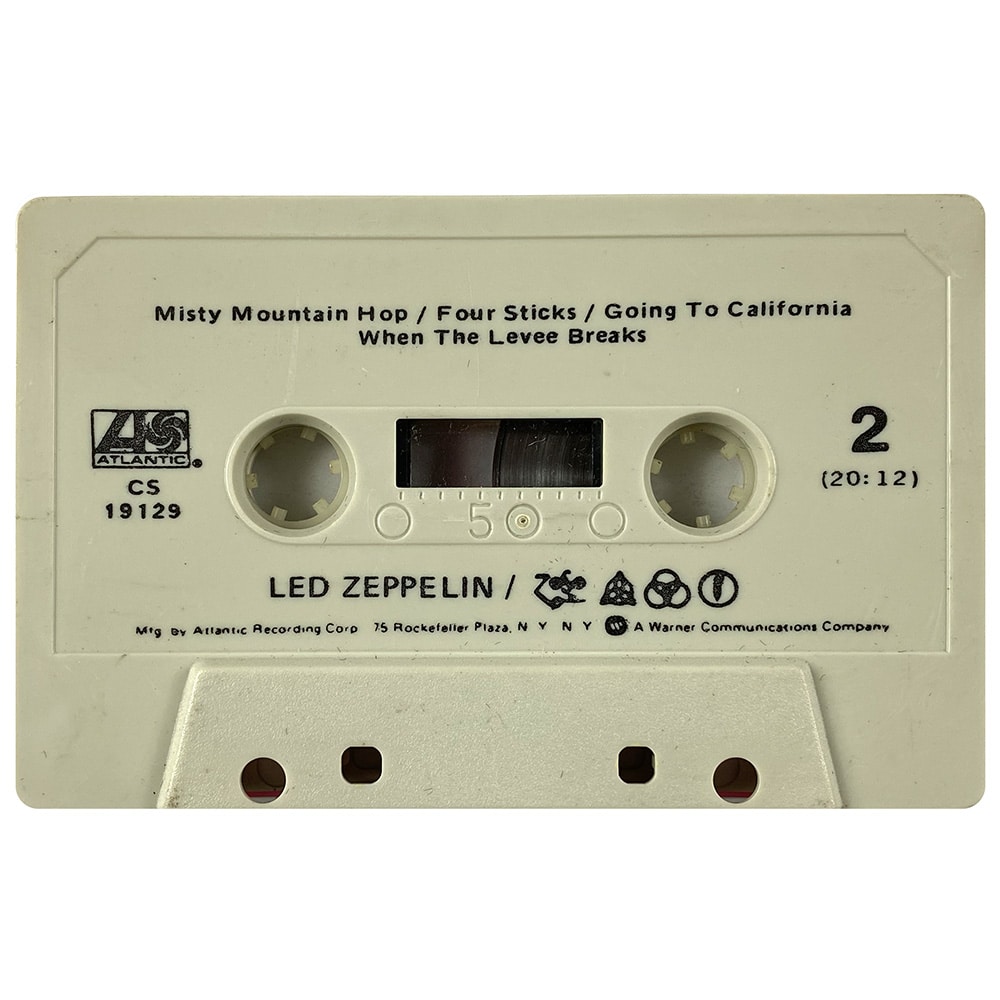 Cassette <br>Led Zeppelin IV <br> USA (CS 19129) #2 - Image 4