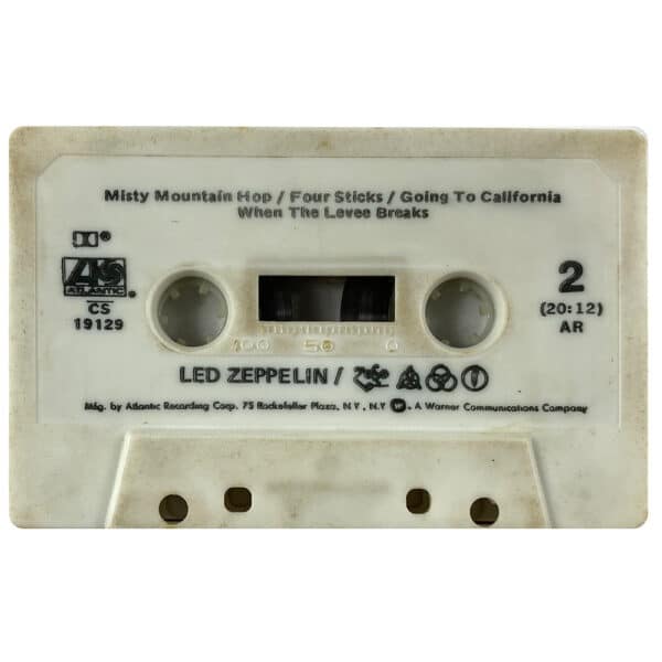 Cassette <br>Led Zeppelin IV <br> USA (CS 19129) #1 - Image 4