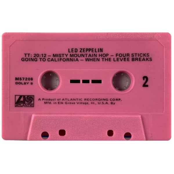 Cassette <br>Led Zeppelin IV <br> USA (M 57208) #2 - Image 5
