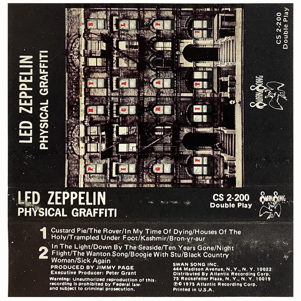 Cassette <br>Physical Graffiti <br>USA (CS 2-200) #2 - Image 2