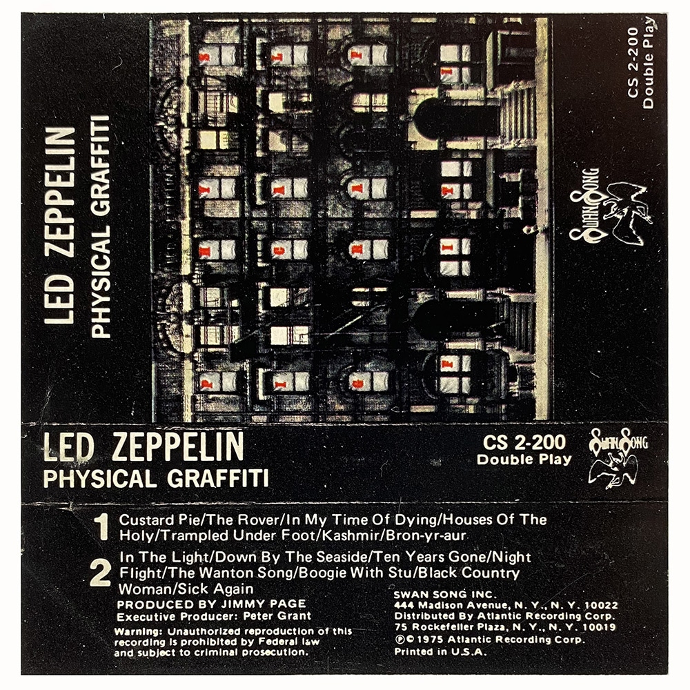 Cassette <br>Physical Graffiti <br>USA (CS 2-200) #3 - Image 2