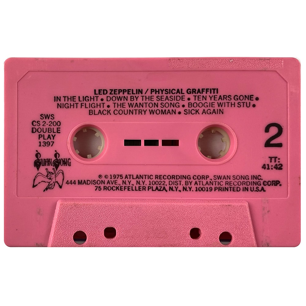 Cassette <br>Physical Graffiti <br>USA (CS 2-200) #6 - Image 5