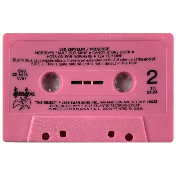 Cassette <br>Presence <br>USA (CS 8416) #6 - Image 5